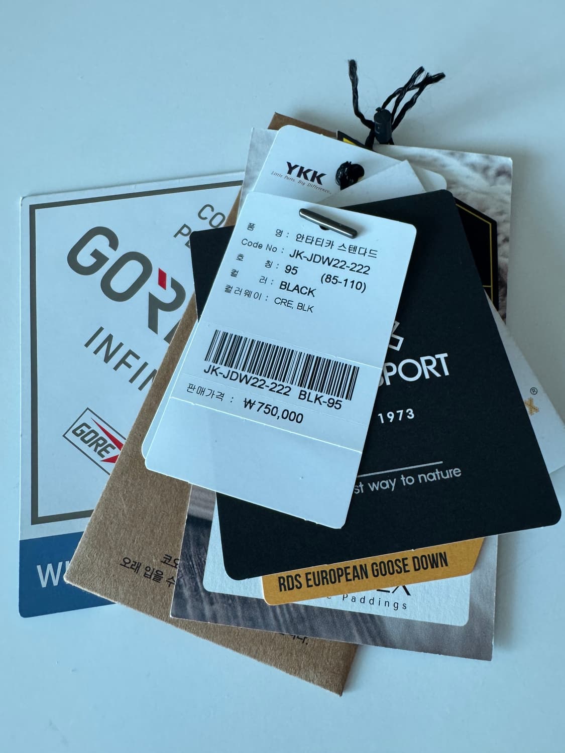 코오롱스포츠 안타티카 여성패딩 95 블랙 상품이미지8