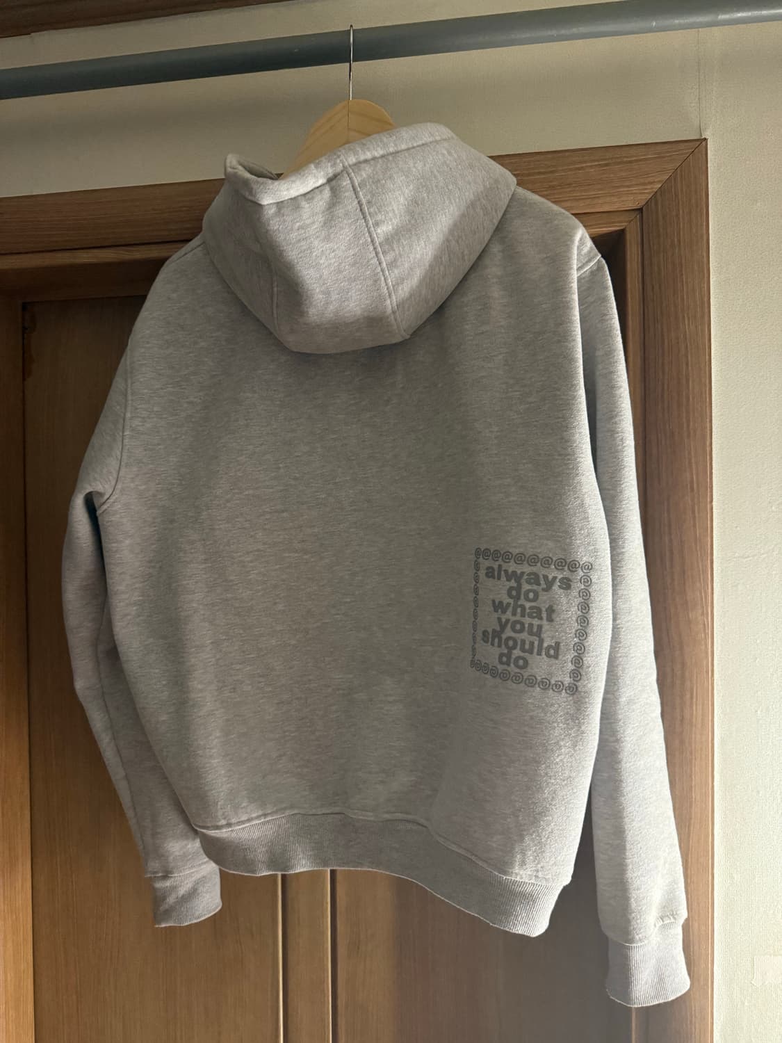 Always do what you should do 후드집업 상품이미지2