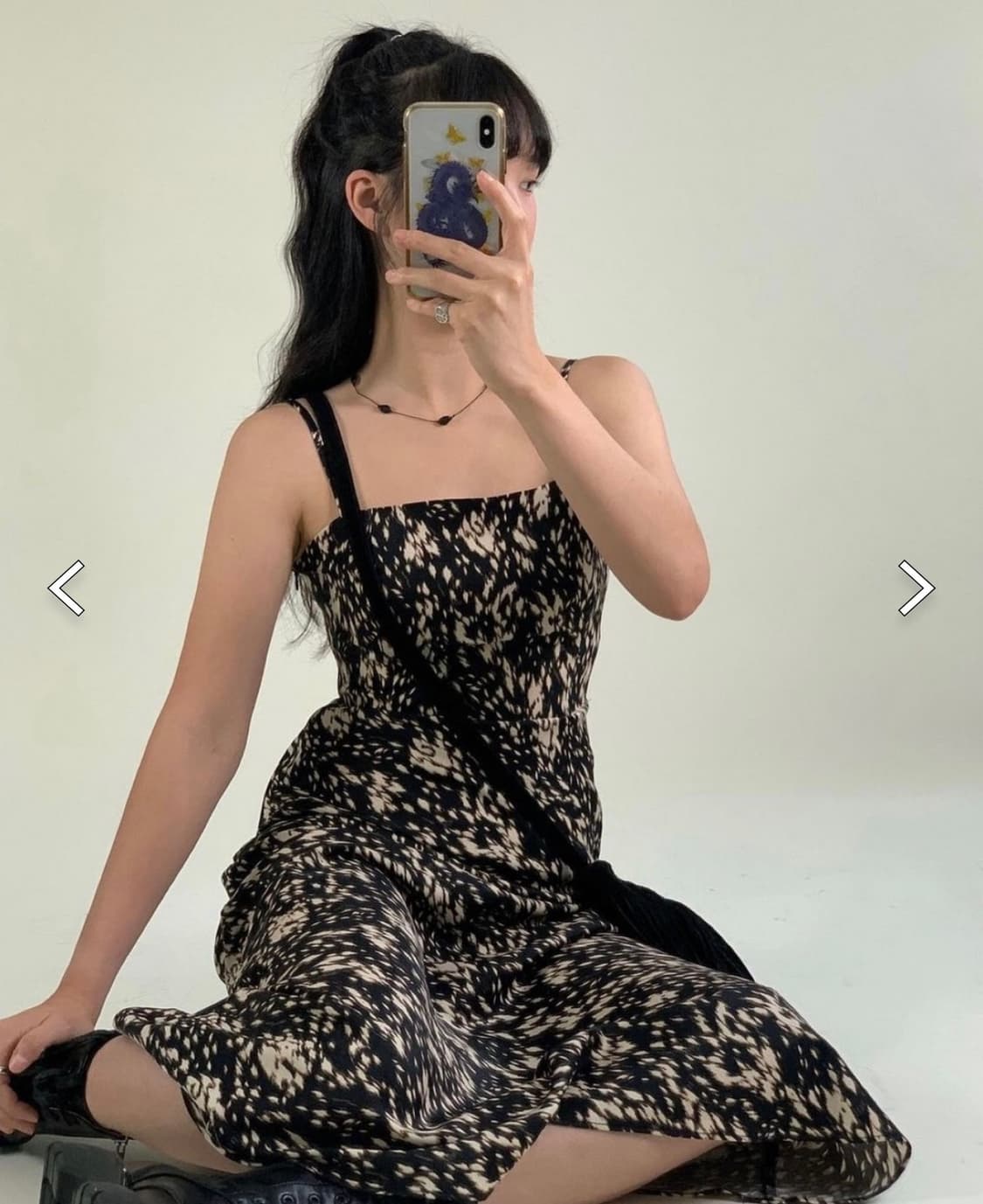 루루서울 baby leo dress black 베이비 레오 드레스 블랙 상품이미지3