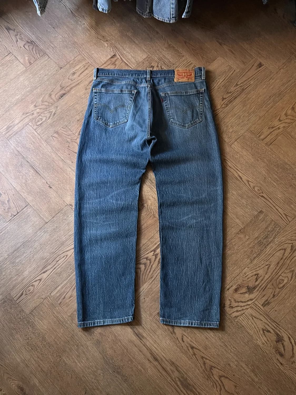 [34]리바이스 505 빈티지 워싱 스트레치 데님 팬츠 상품이미지1