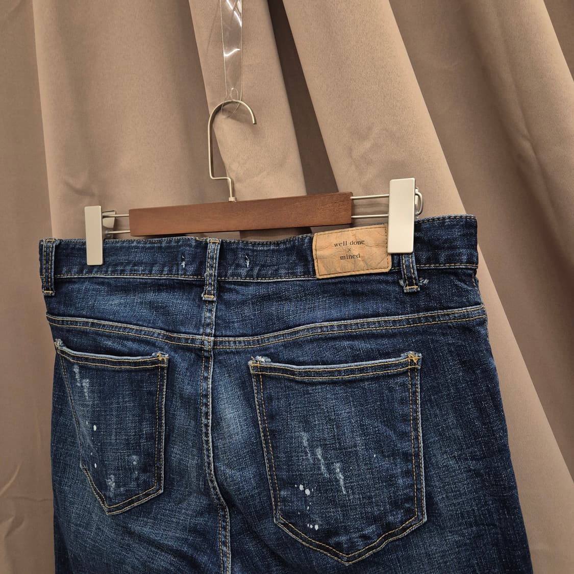 위11던 미네드 데님 팬츠 XL 상품이미지5