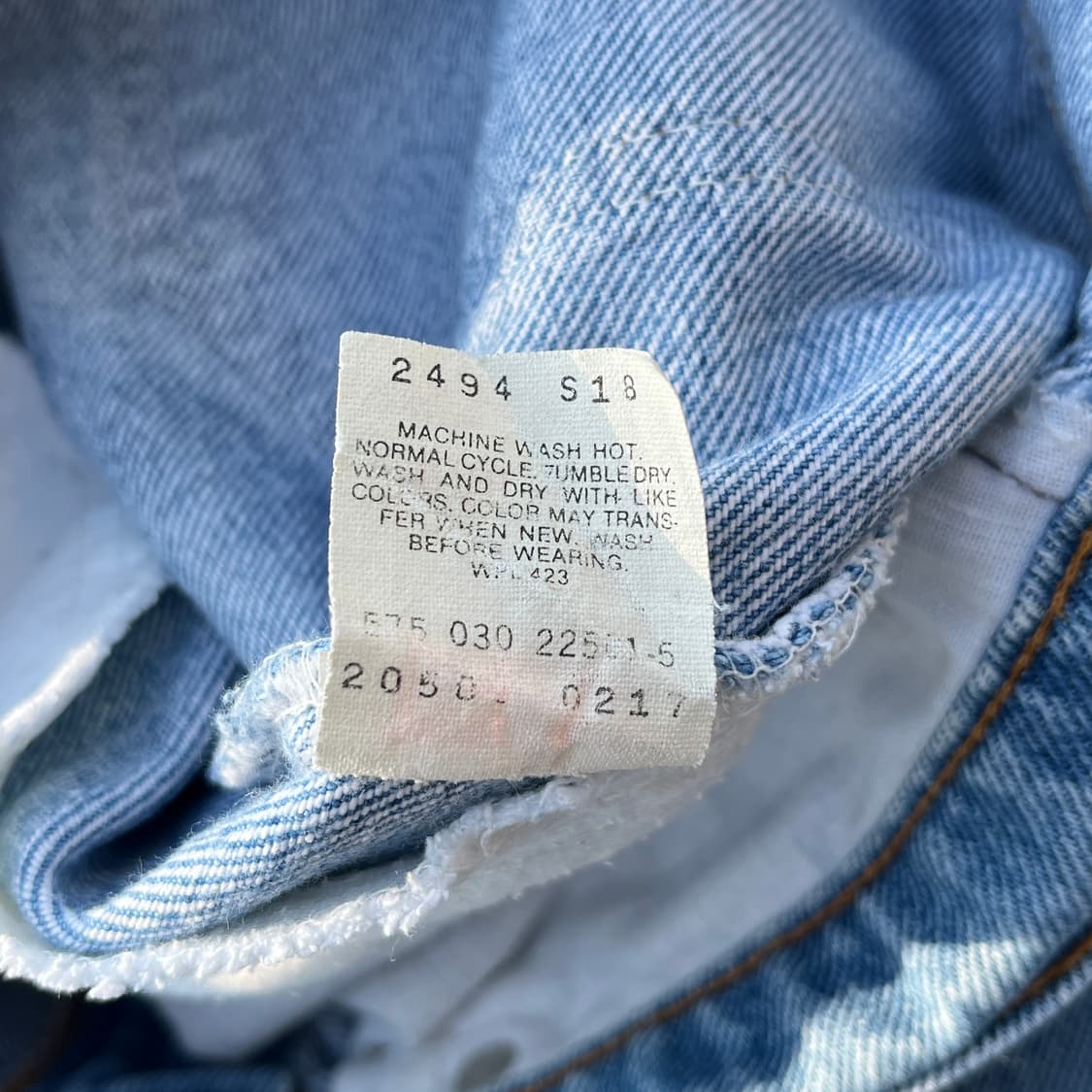 90s(USA) 빈티지 리바이스 505 오렌지탭 (실측확인) 상품이미지4