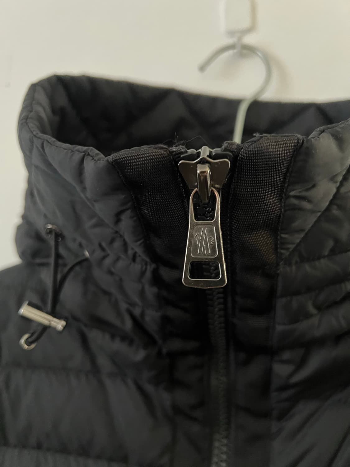 새상품급 트리콧 울니트패딩 후드 M 상품이미지3