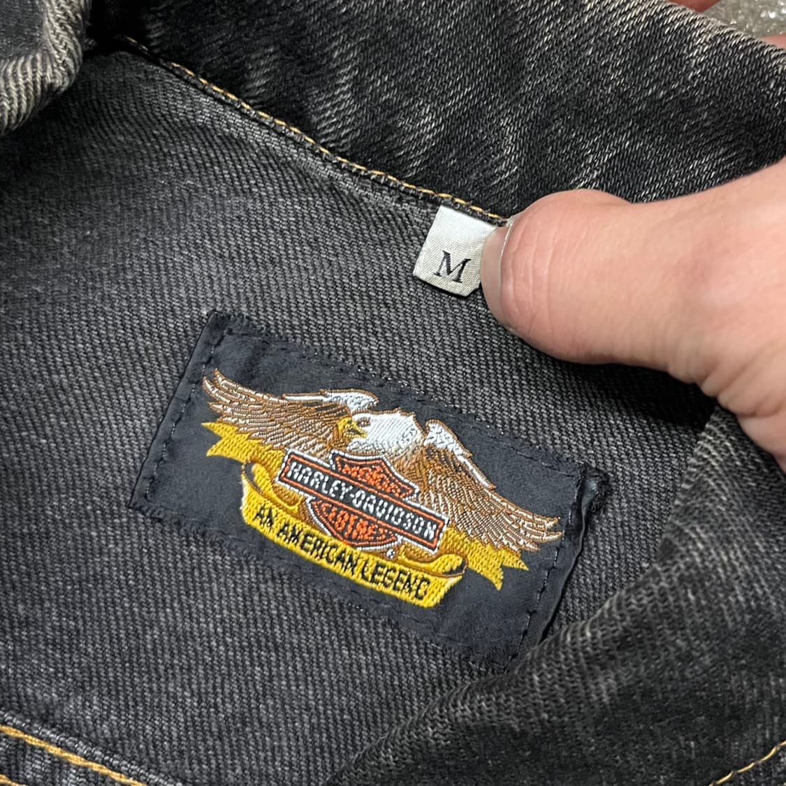 90s 할리데이비슨 데님 자켓 (105) 상품이미지6