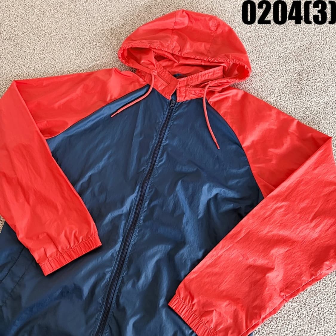 [105(L)] 나이키 배색 바람막이 후드 집업 0204(3) 상품이미지2