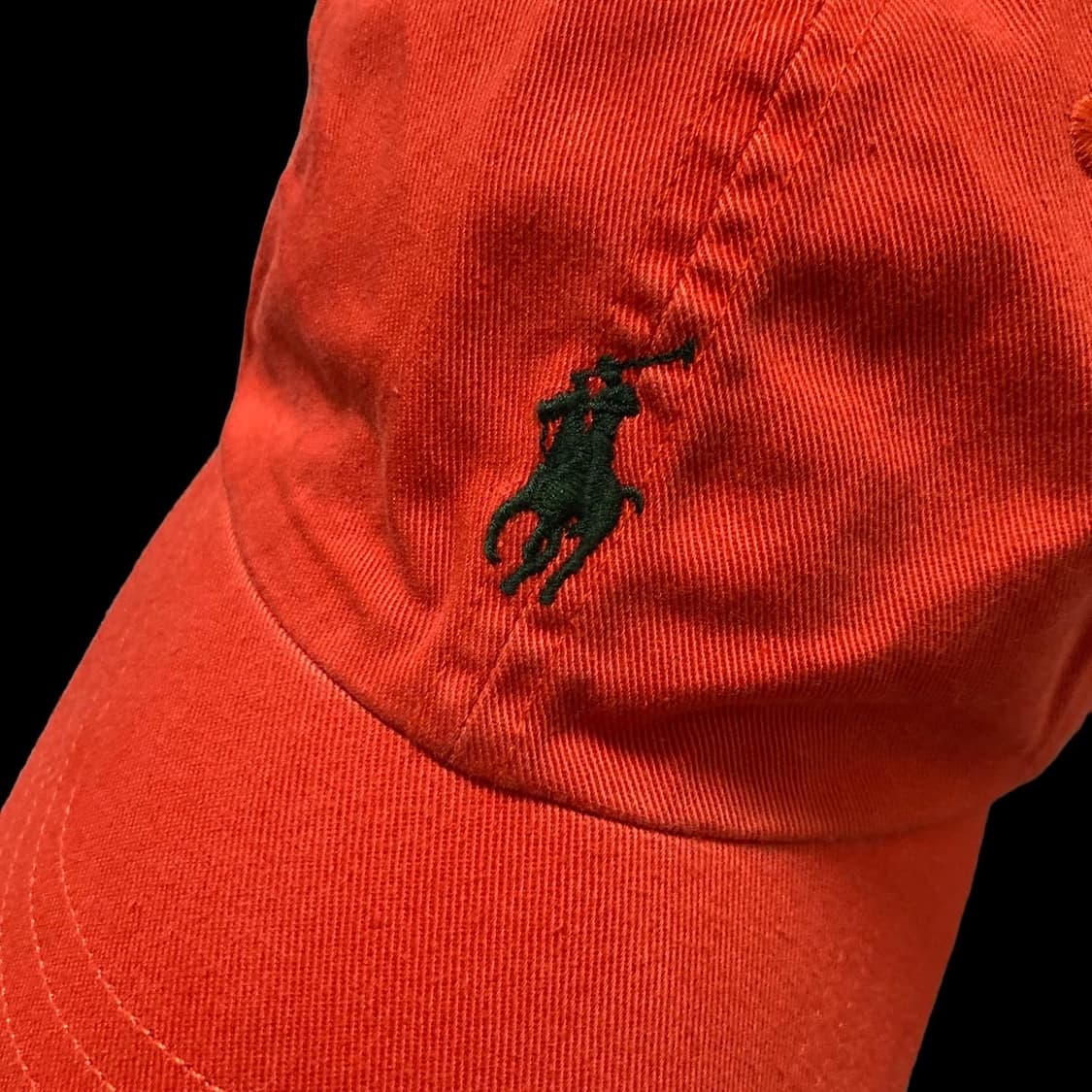 폴로랄프로렌 90's 두산택 오렌지 포니로고 볼캡 상품이미지3