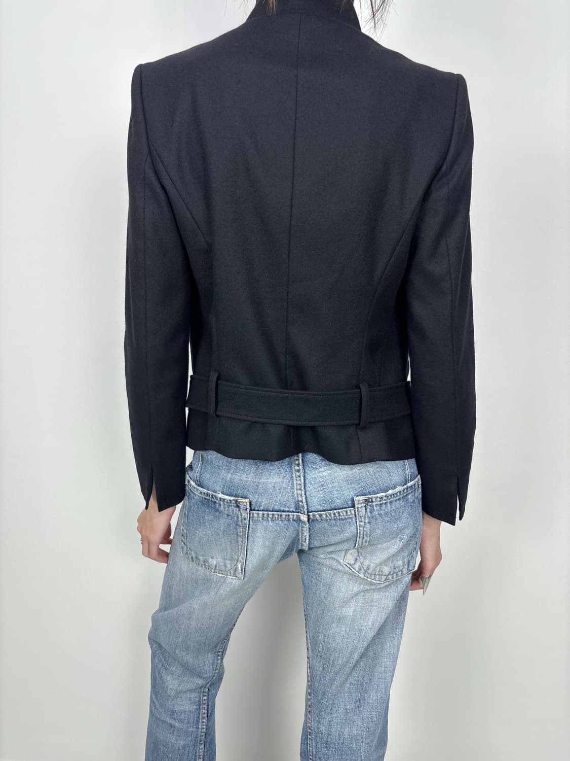 HOOK HIGH NECK WOOL JACKET 상품이미지2