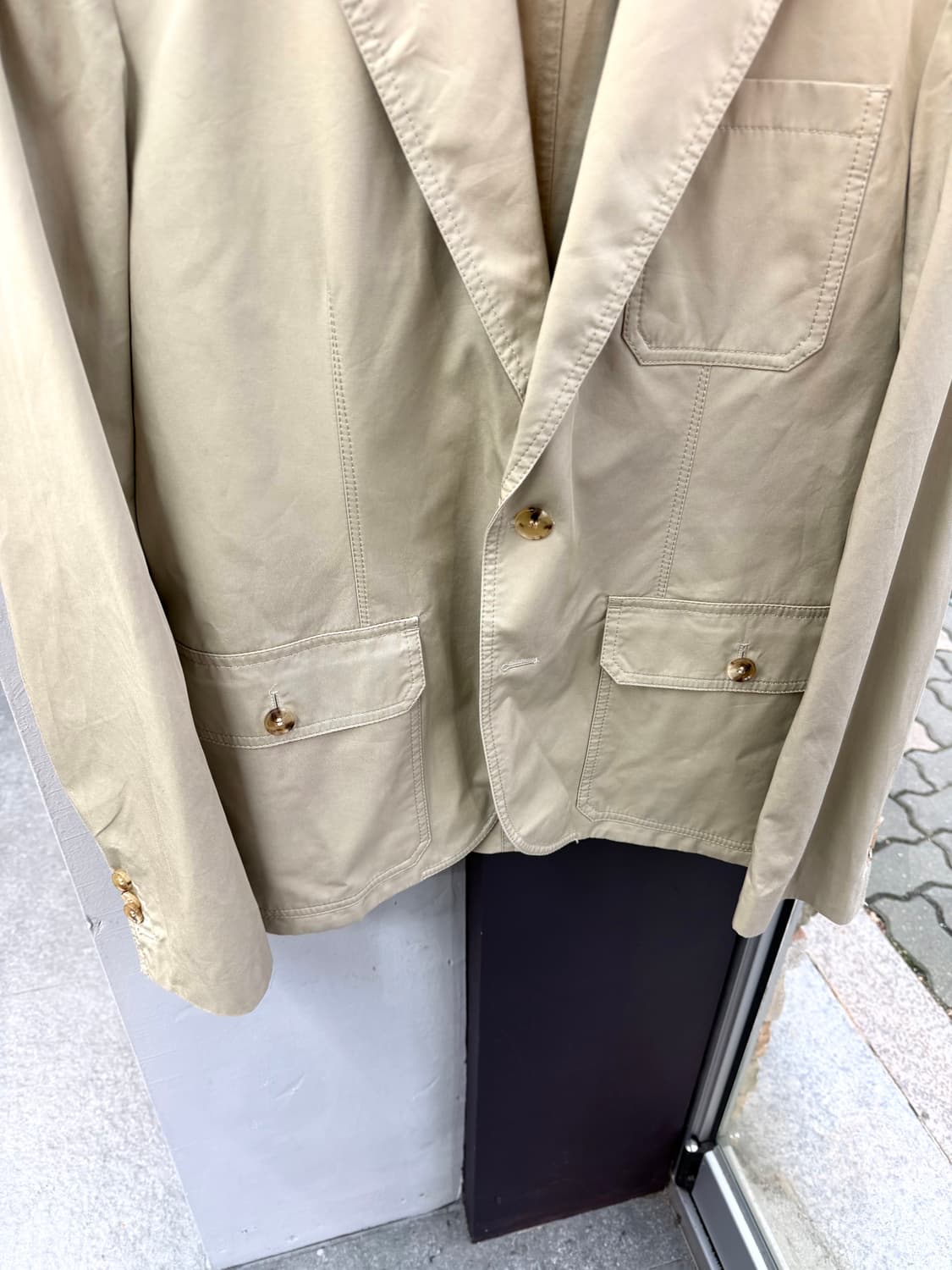 48/ 메종마르지엘라 10번대 싱글 브레스티드 블레이저 상품이미지5