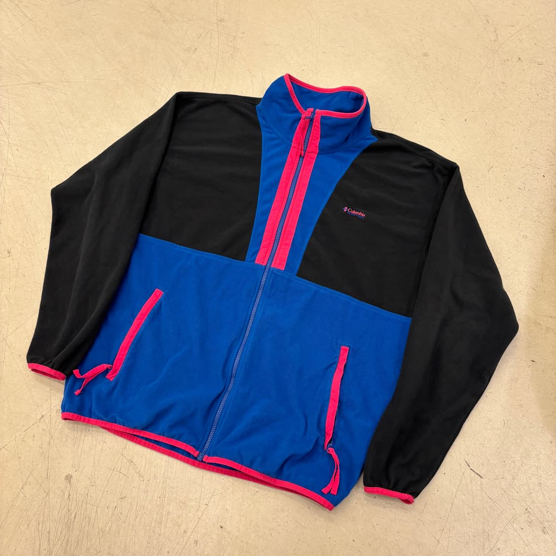 컬럼비아 컬러블럭 플리스 집업 상품이미지1