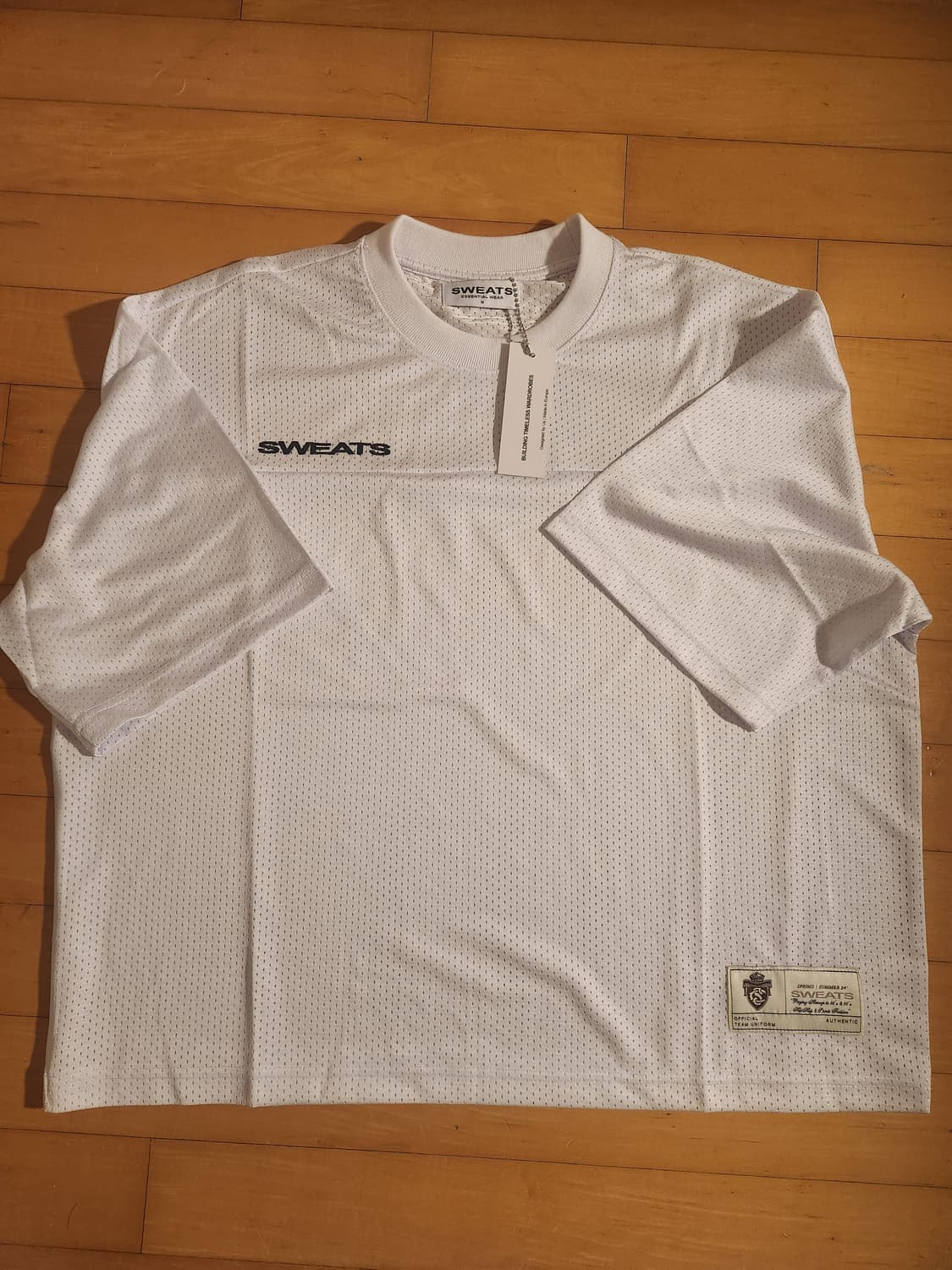 sweats collective크롭 메쉬 반팔 상품이미지1