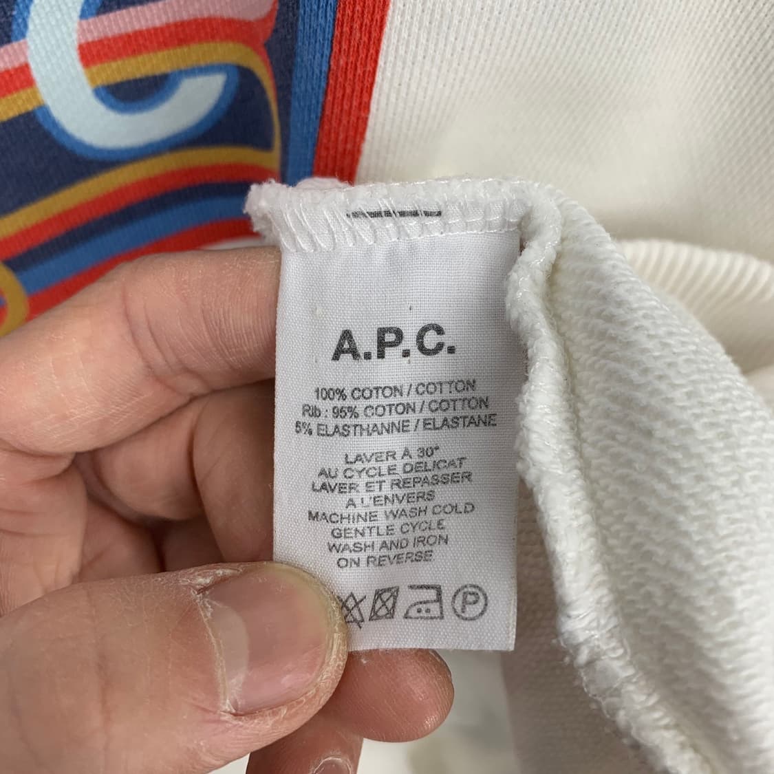 아페쎄 로고 프린팅 맨투맨 상품이미지7