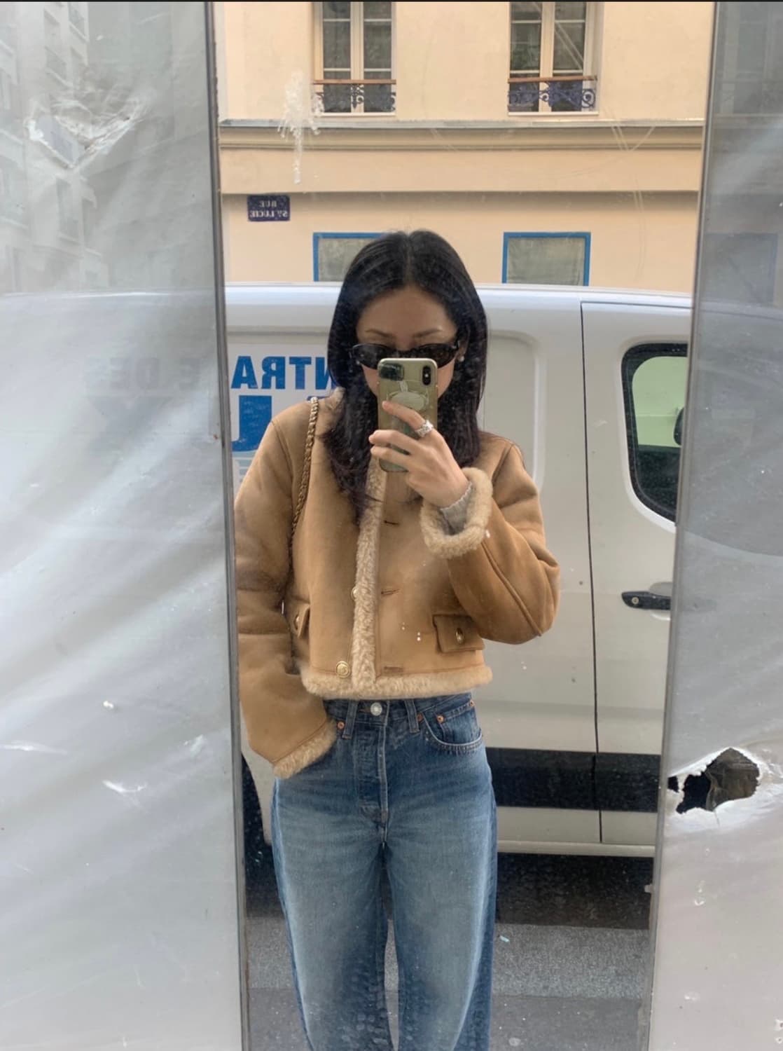 sandro 시어링 자켓 상품이미지5