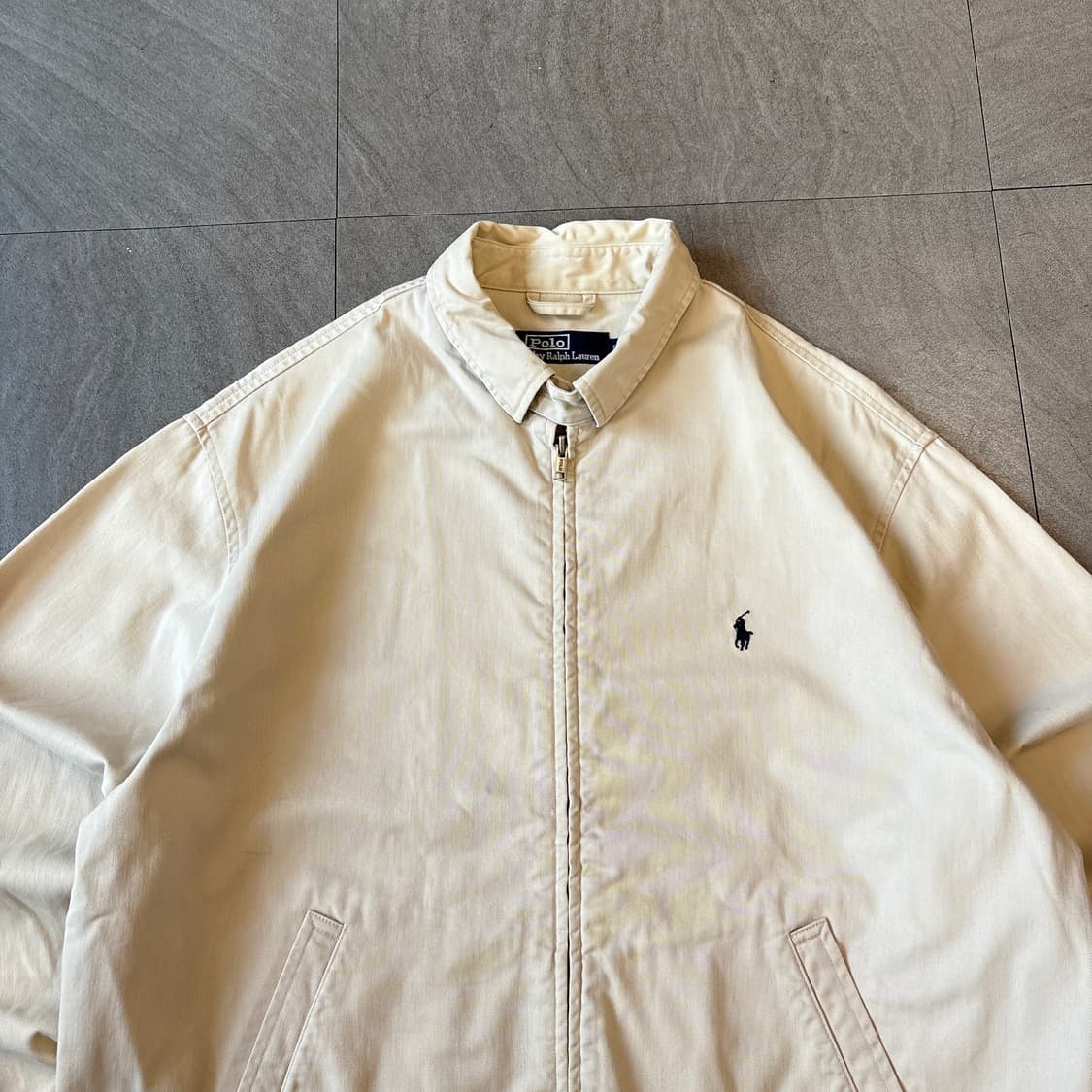 폴로 국내 두산 연 베이지 스윙톱 자켓 상품이미지3