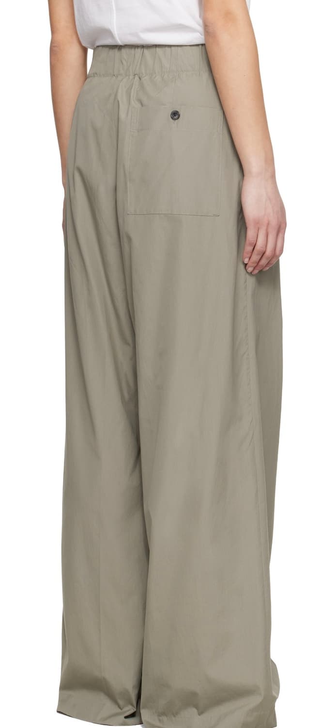 드리스 반 노튼 25SS 와이드 플리츠 슬랙스 그레이 상품이미지2