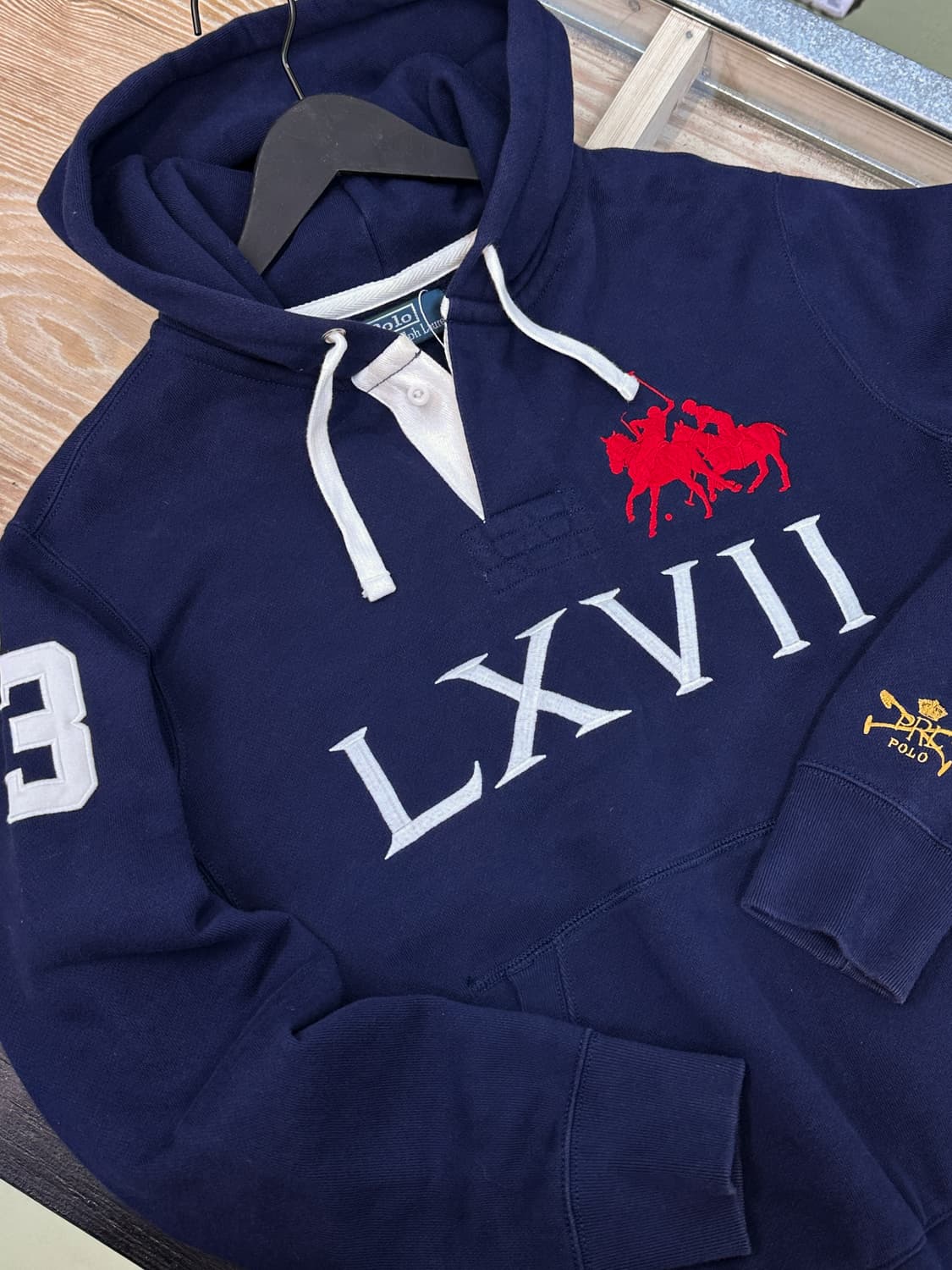 폴로 랄프 로렌 빅 포니 럭비 후드티 상품이미지6