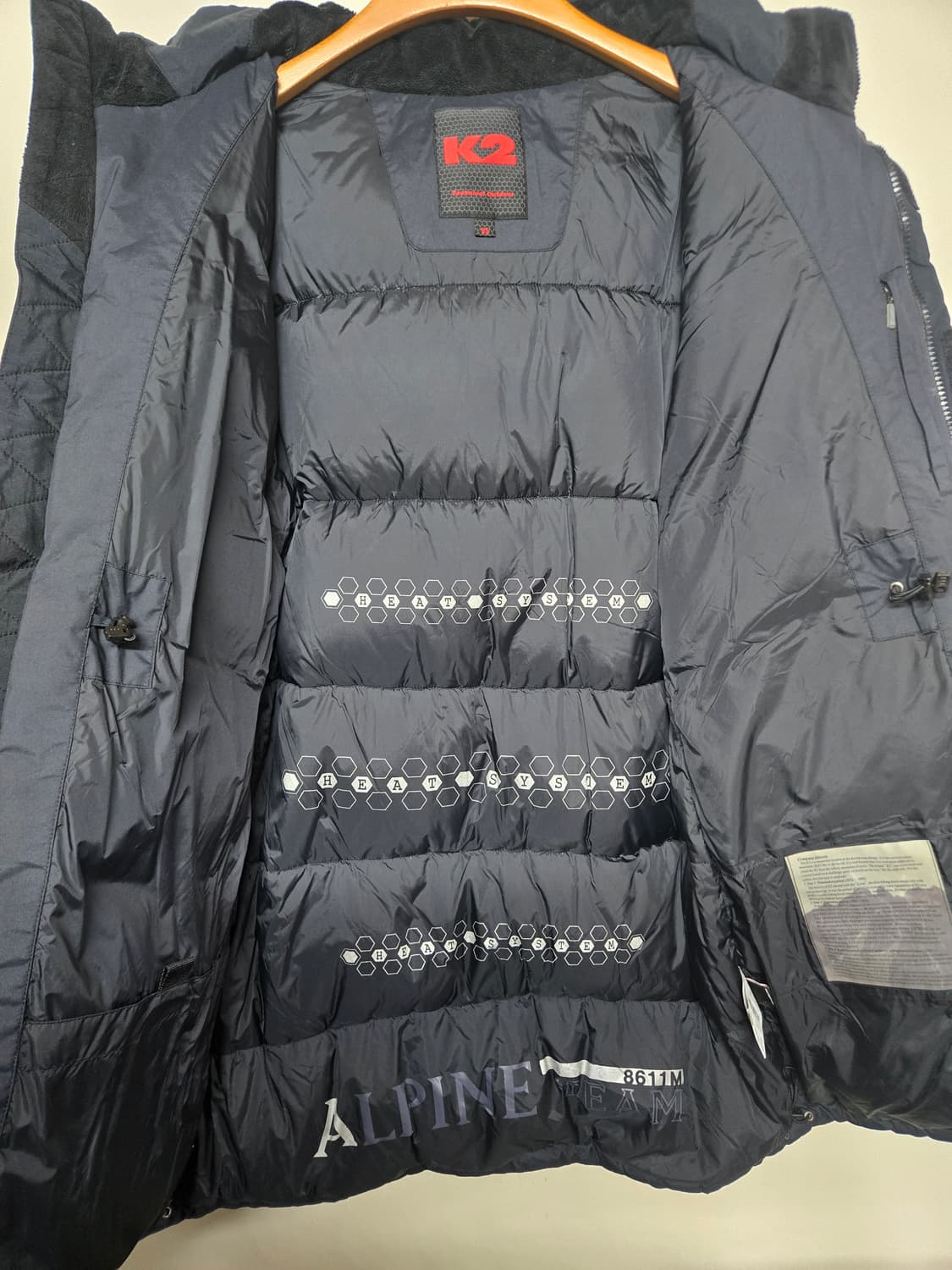K2 알파인팀 구스다운 롱패딩 800필95 모자퍼X 상품이미지3