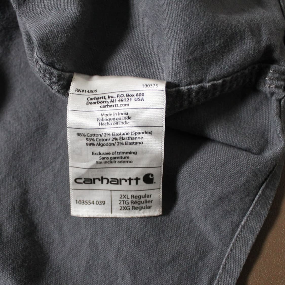Carhartt 칼하트 스트레치 워크 셔츠  상품이미지5