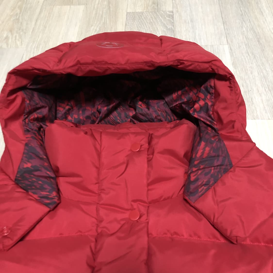 (우먼스 XL) 룰루레몬 lululemon 원더퍼프 크롭 패딩 자켓 레드 상품이미지3