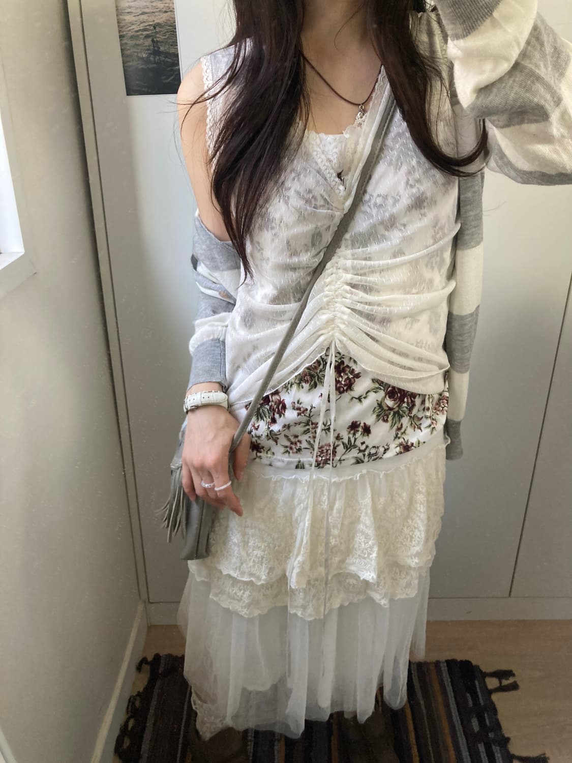 로맨틱 로즈모리걸 빈티지 코디세트 4pcs 상품이미지4