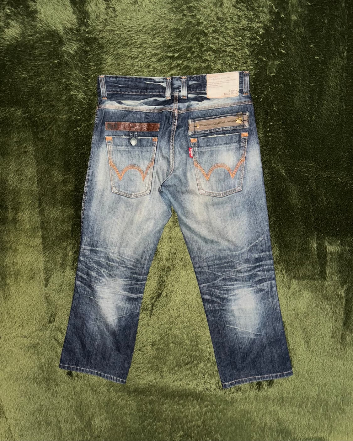 [32] EDWIN 에드윈 MADE IN JAPAN 집 포켓 데님 팬츠 상품이미지8