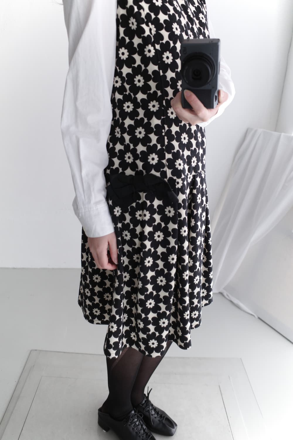 flower ribbon one-piece 상품이미지4