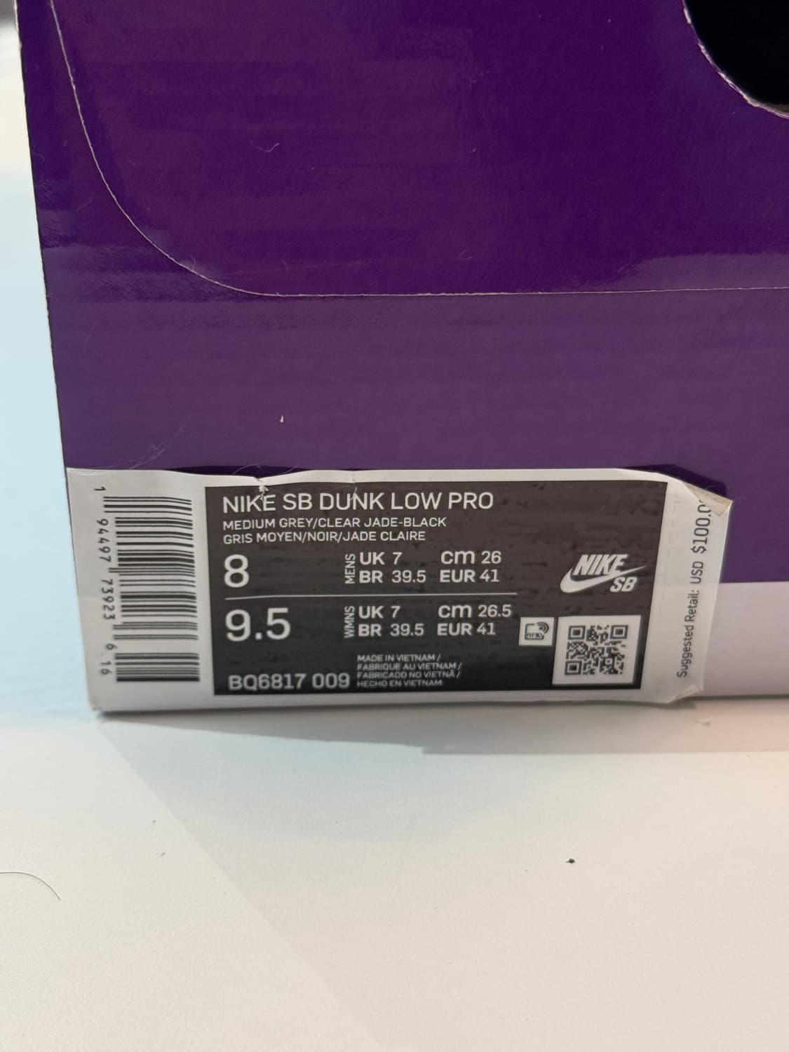 [260] 나이키 SB 덩크 로우 프로 클리어 제이드 상품이미지5