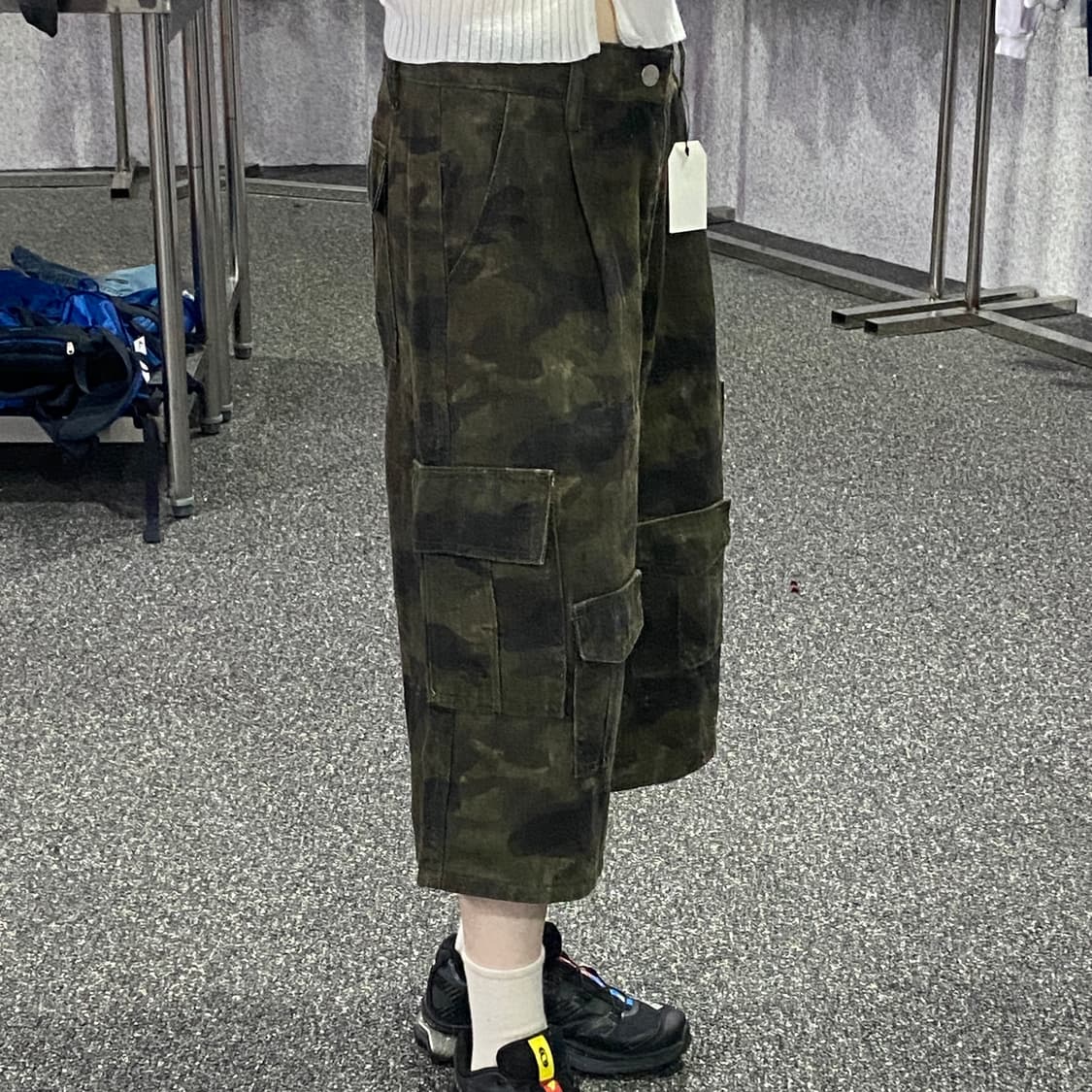 빈티지 멀티 카모 버뮤다팬츠 B2365 상품이미지2