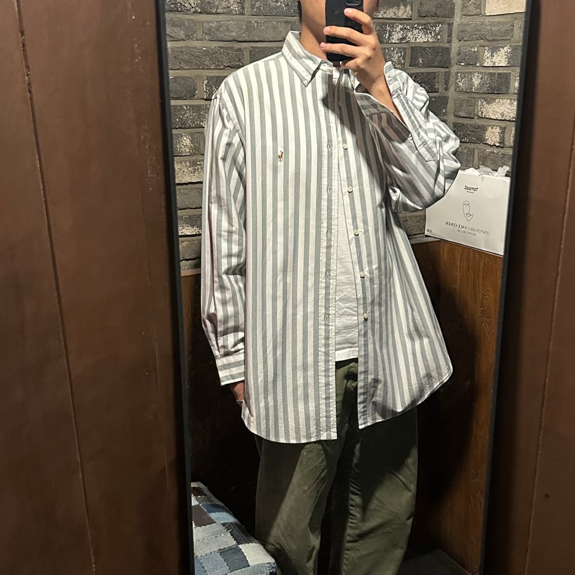 XXL) 폴로 랄프로렌 클래식 스트라이프 옥스포드 셔츠 상품이미지8