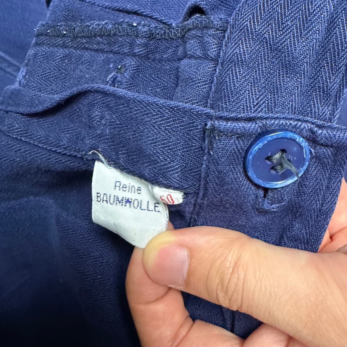 80-90s 빈티지 프렌치 워크 팬츠 페인티드 굿페이드 50 상품이미지8