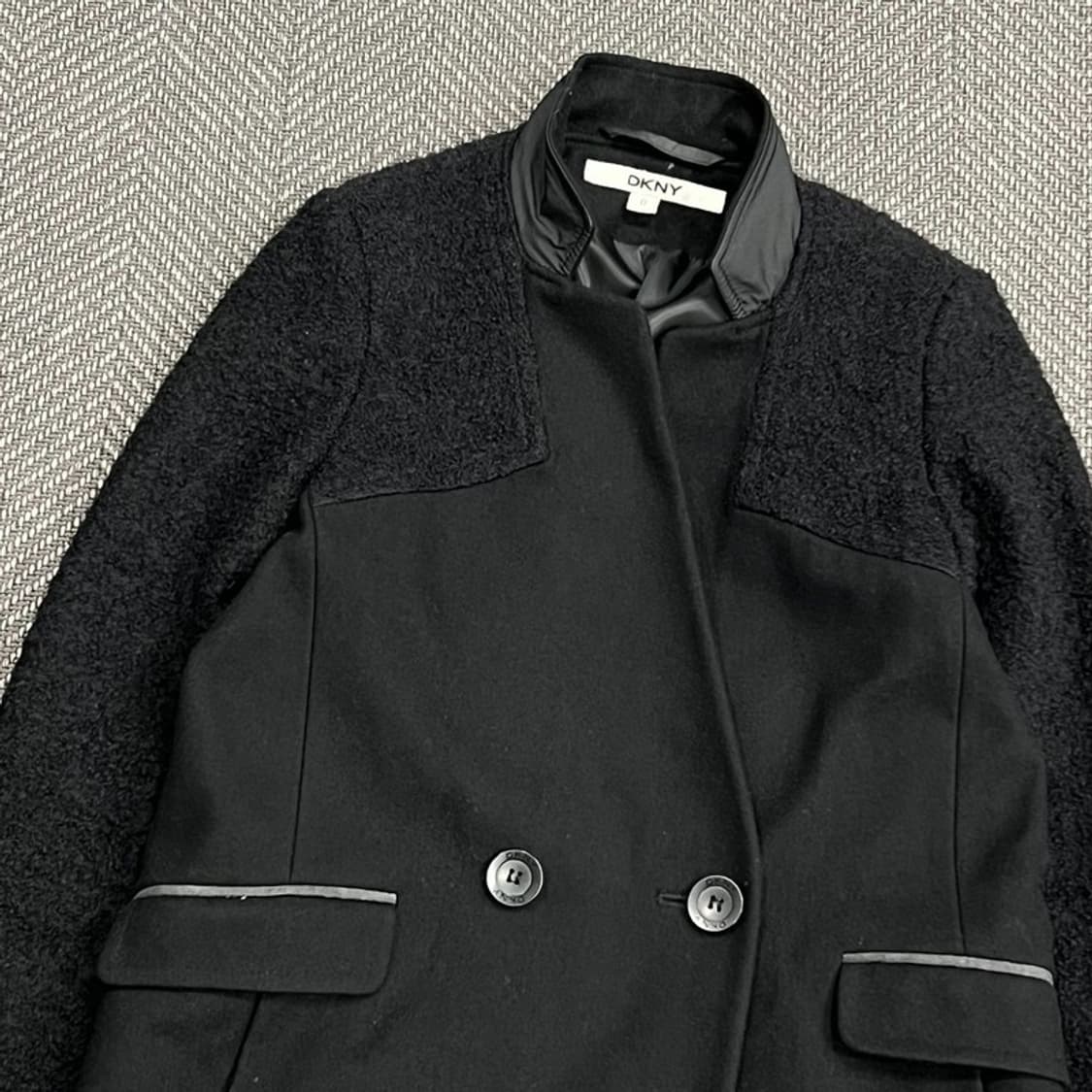 dkny 부클 디테일 더블코트 v1246 상품이미지3