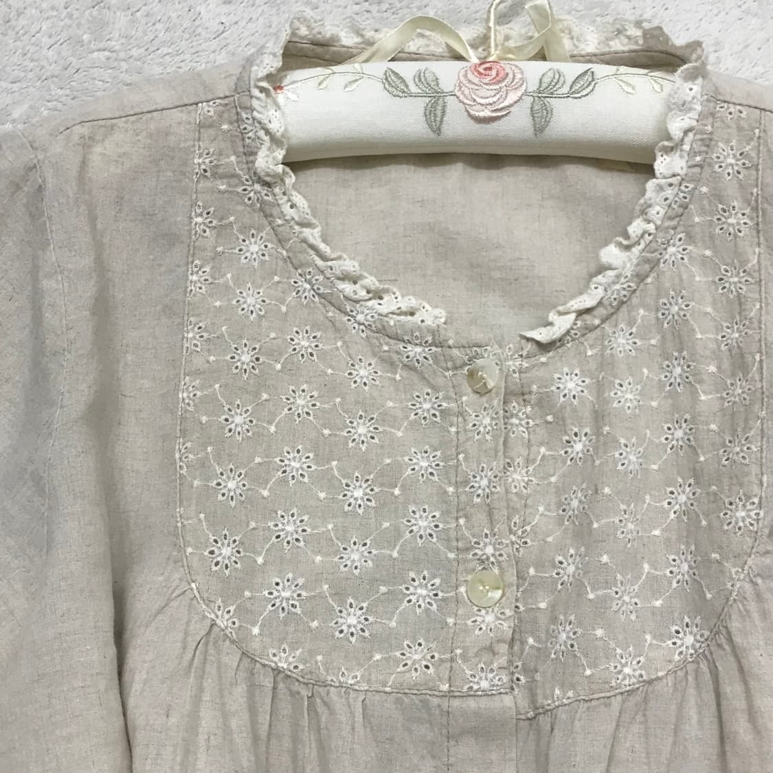 모리걸 숲속소녀 반팔 블라우스 일본빈티지 상품이미지2