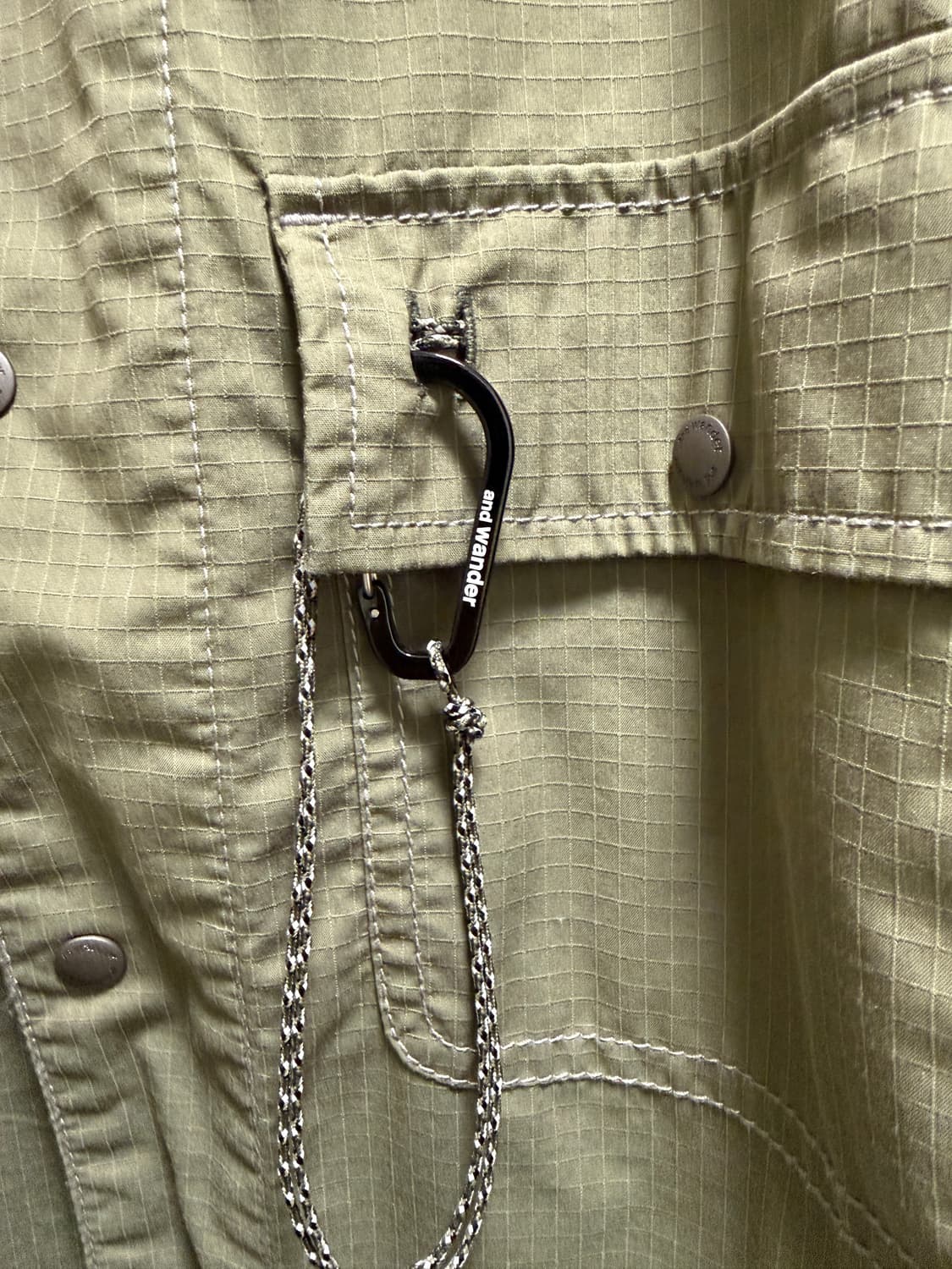 앤드원더 드라이 립스탑 셔츠자켓 / XL 상품이미지4