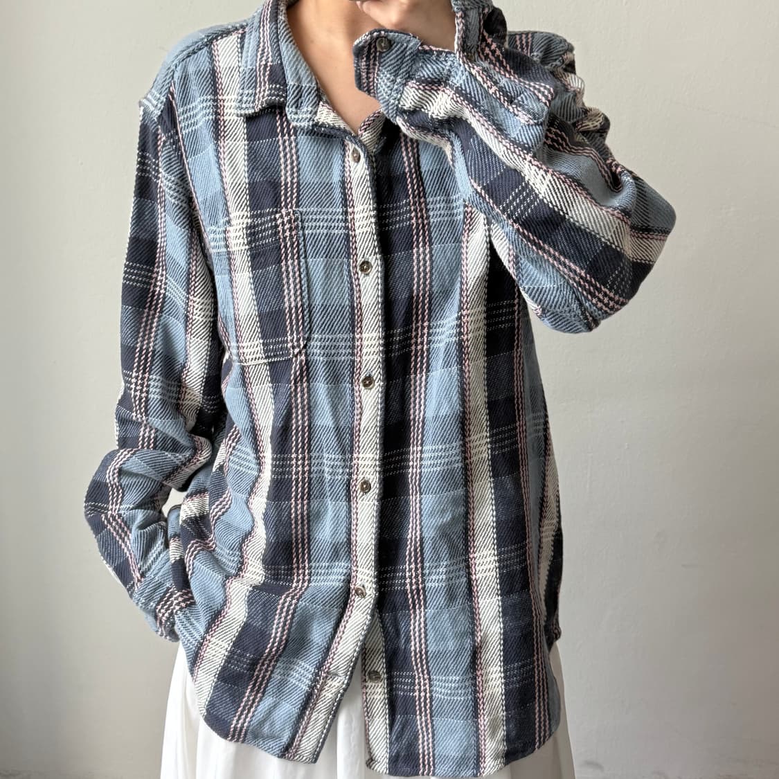 [XL] 갭 타탄체크 플란넬 셔츠 상품이미지2