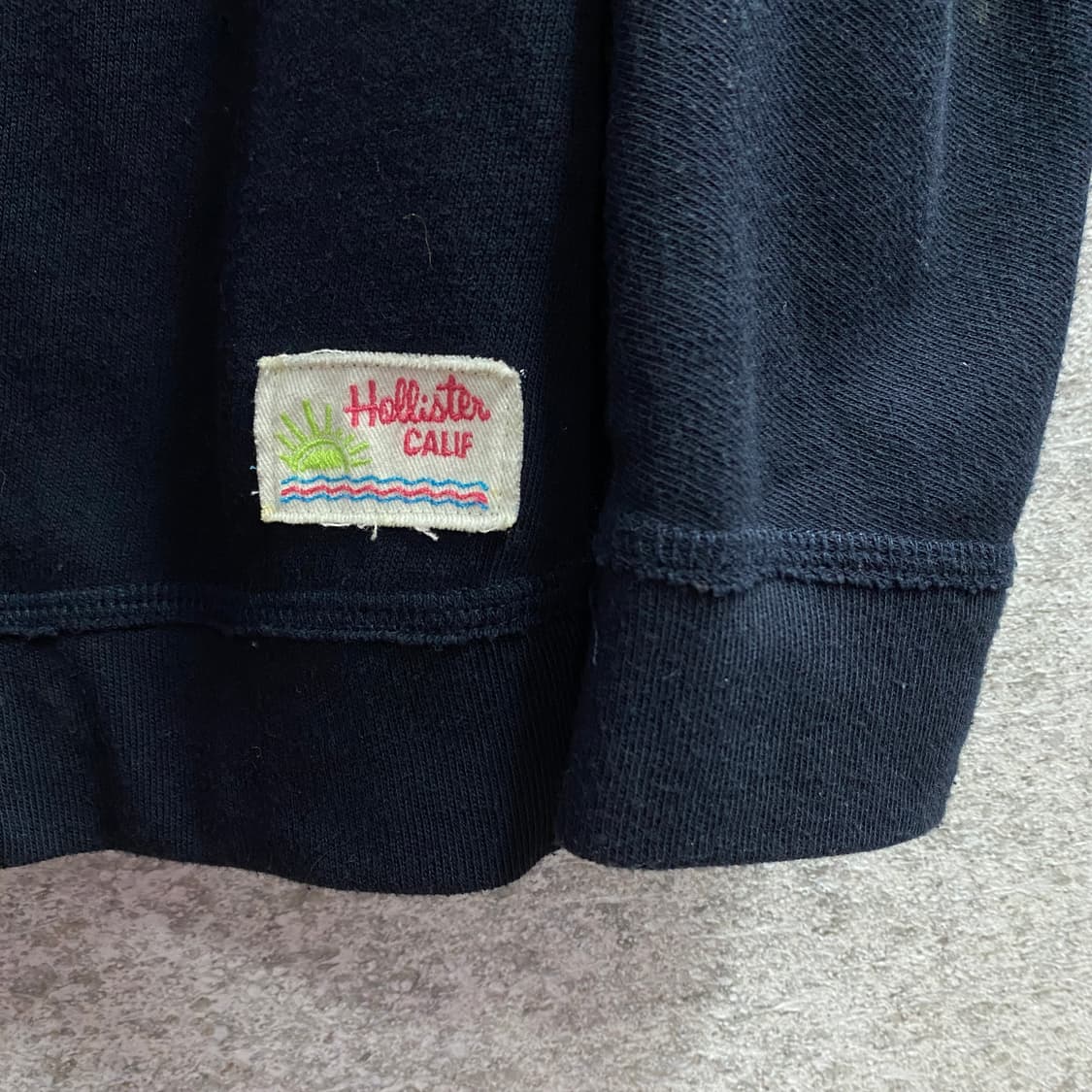 홀리스터 니트 크롭 후드 집업 B3195 상품이미지4