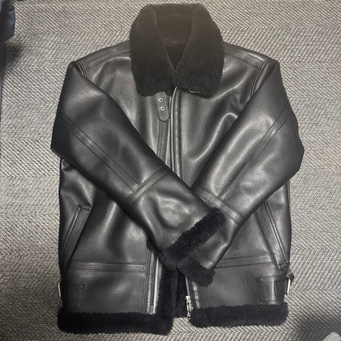 도프제이슨 솔리드 무톤 자켓 L 상품이미지2