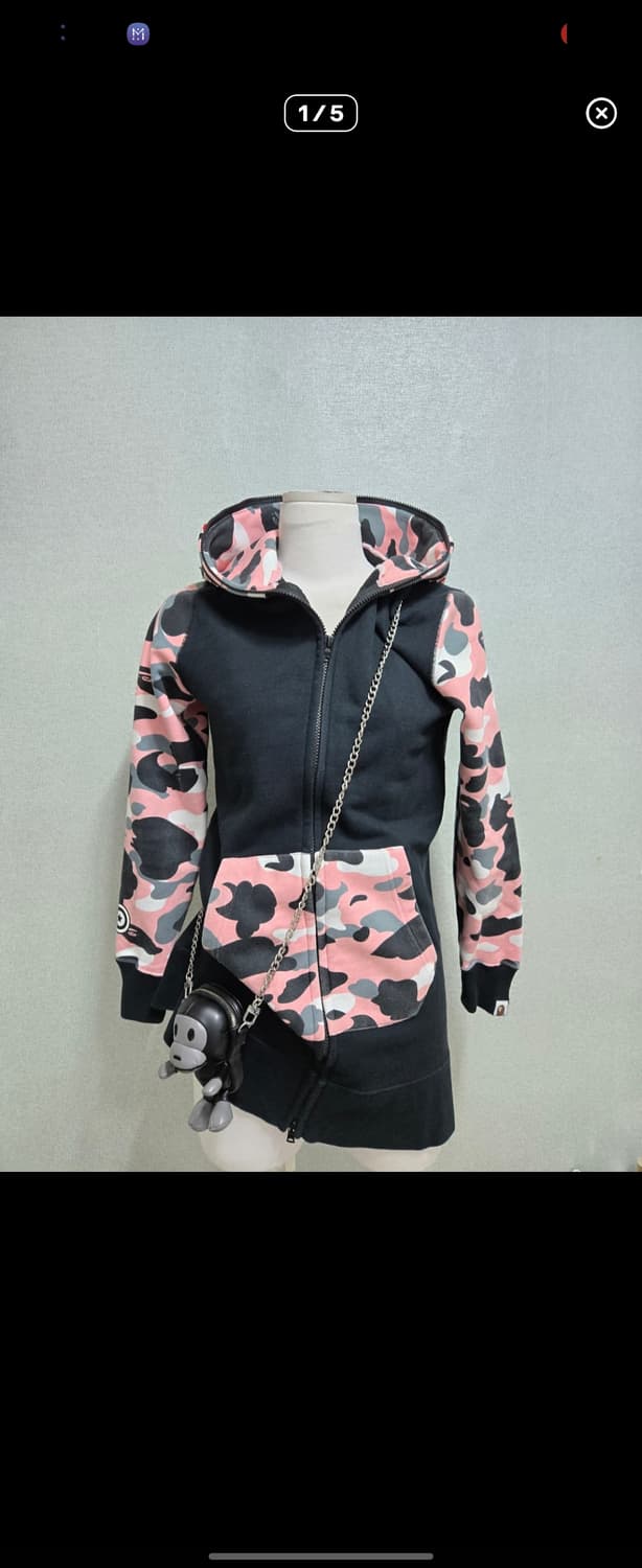 베이프핑계카모 실착 이력 없음 스포티에이드구매  상품이미지1