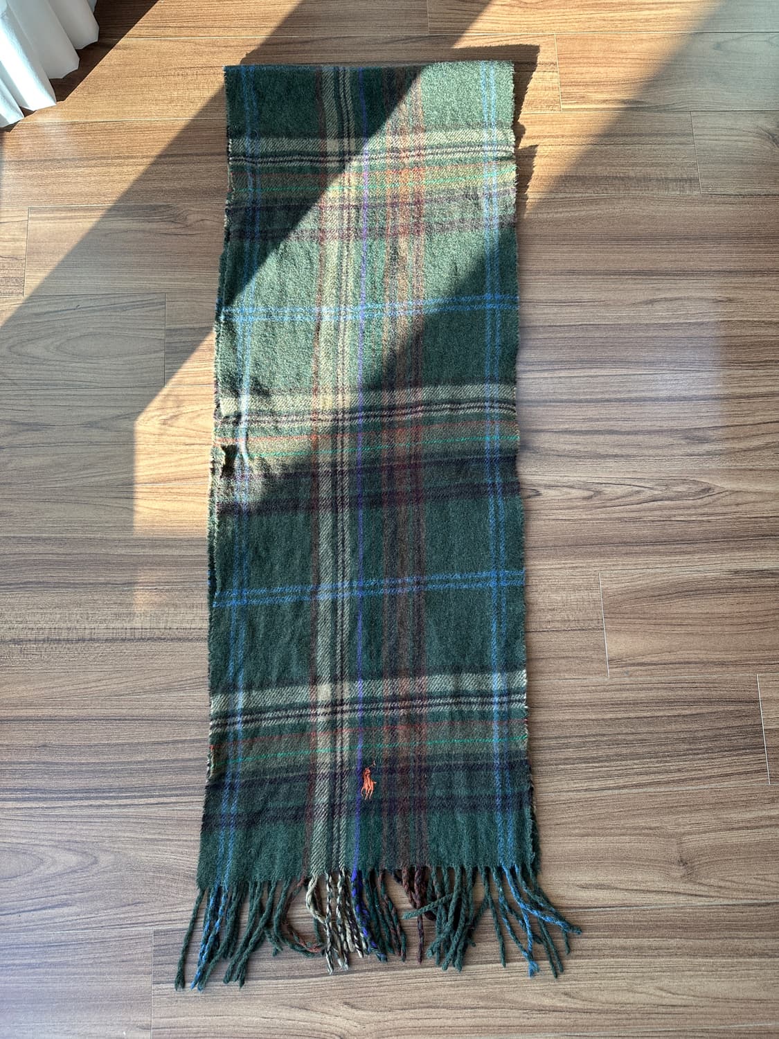 폴로 체크 울 머플러(made in Italy) 상품이미지4