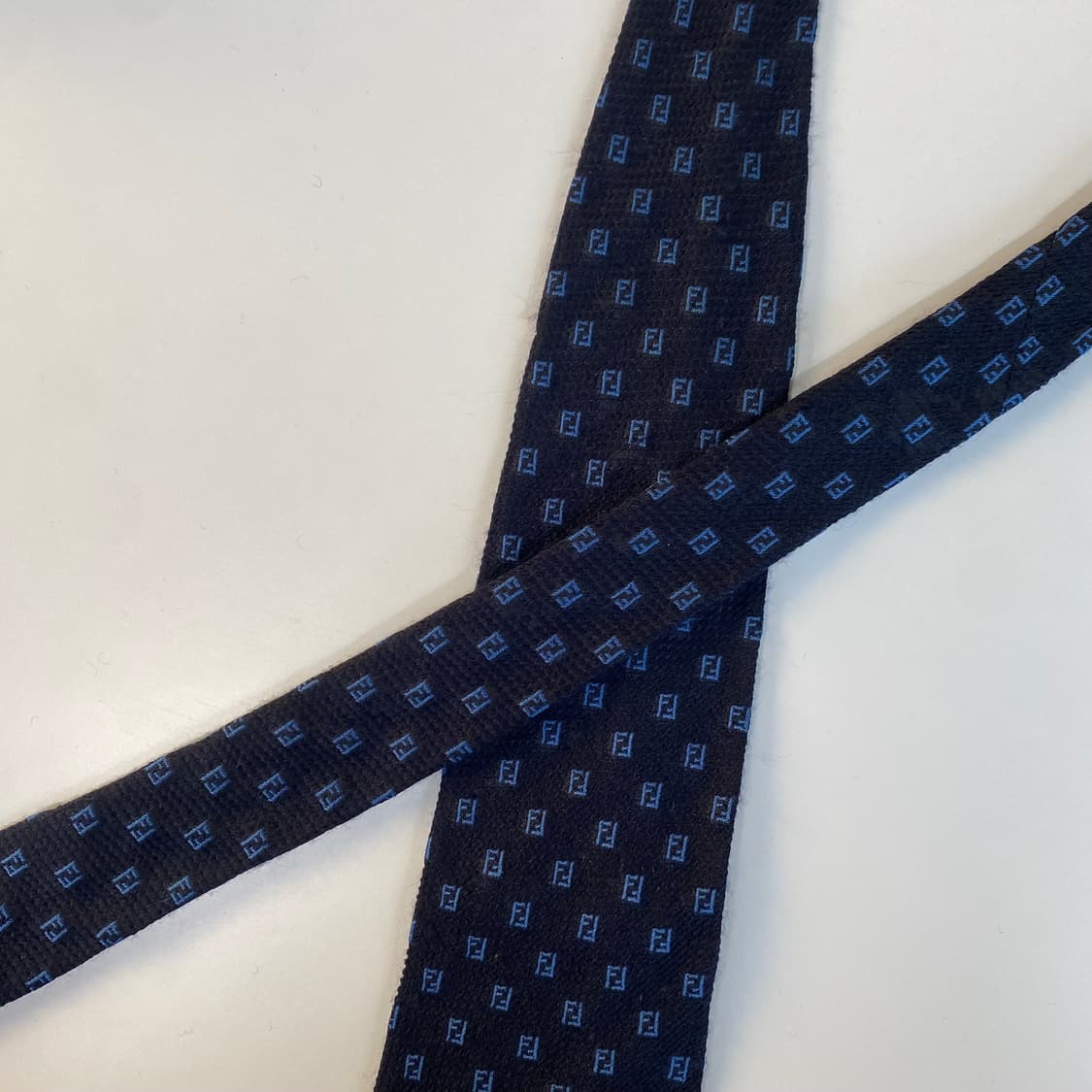 펜디 (FENDI) FF 모노그램 정품 명품 울혼방넥타이 상품이미지4