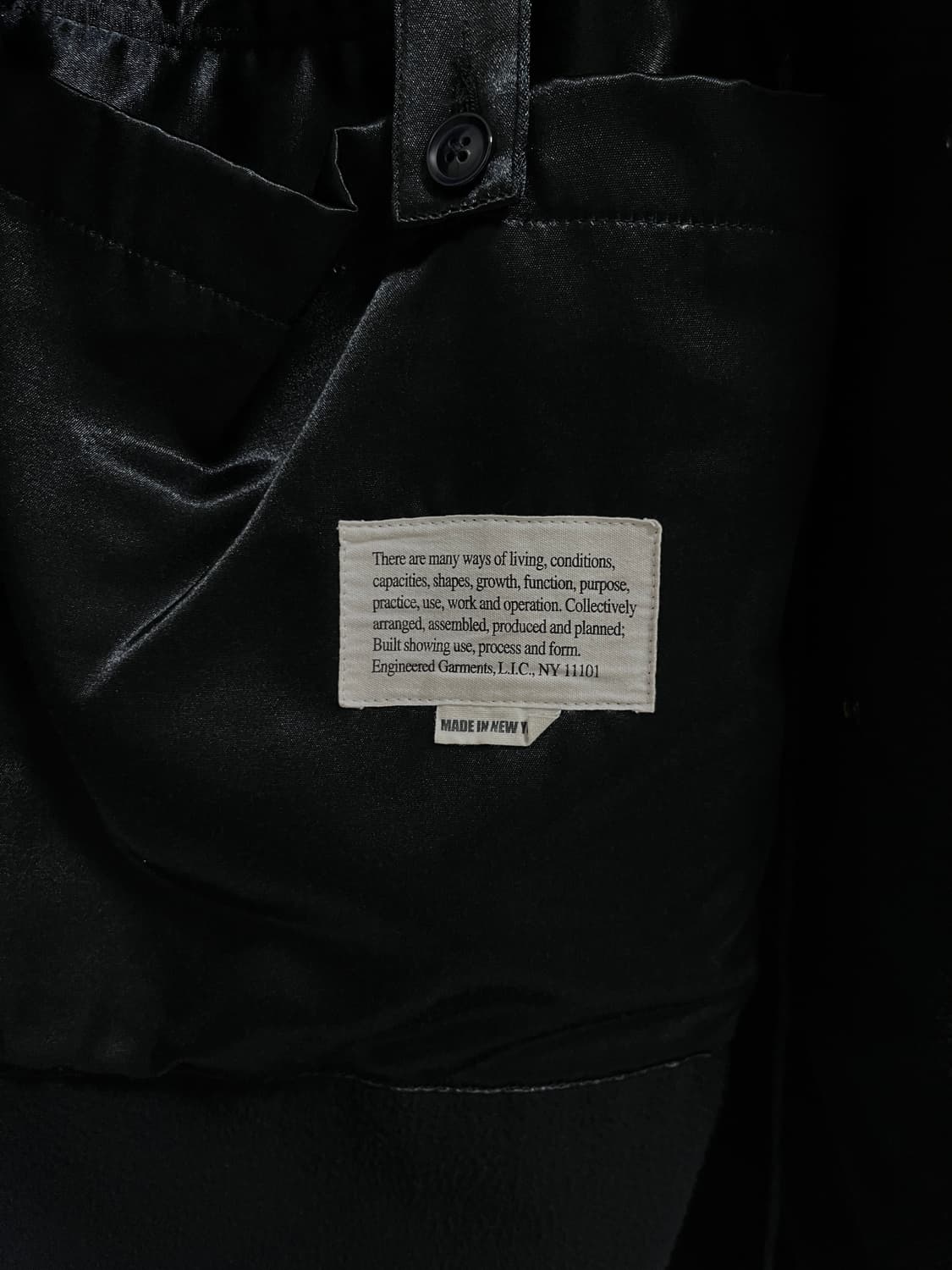 [L] 엔지니어드 가먼츠 파이어맨 더플 코트 네이비  상품이미지4