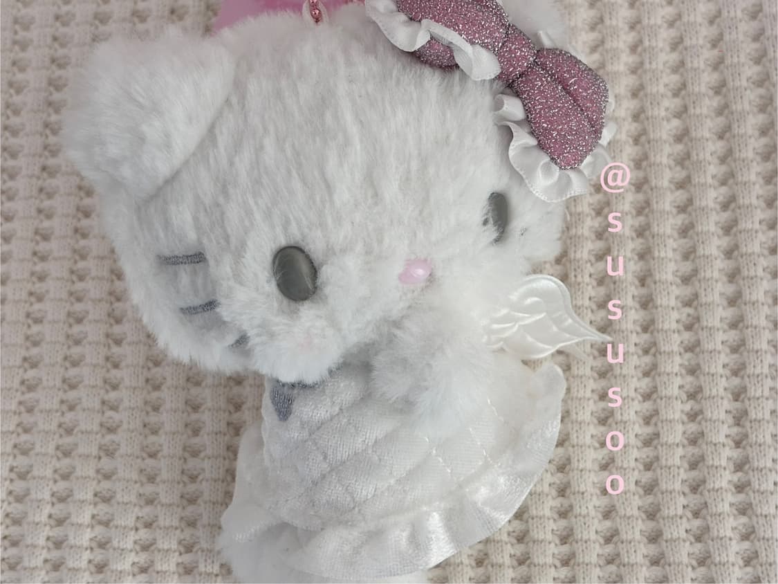 (새상품) 산리오 천사키티 / 헬로키티 엔젤 마스코트(천사 악마 키티) 상품이미지2