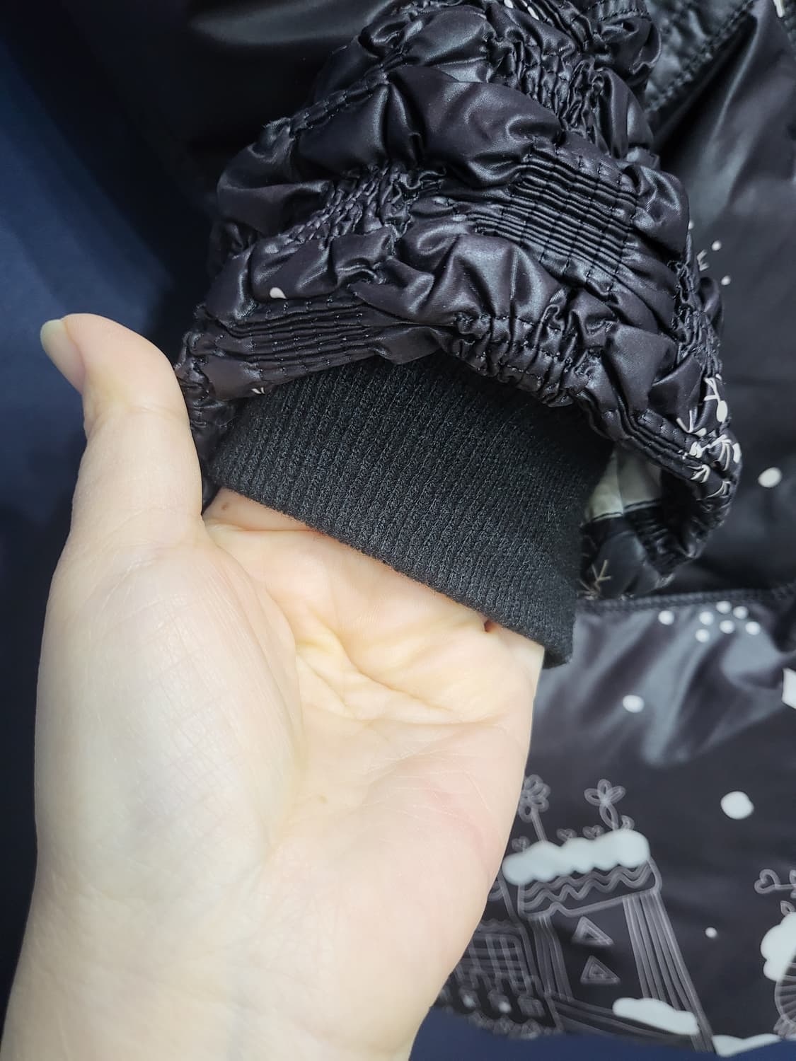 폭스 덕다운 벨트패딩 상품이미지4