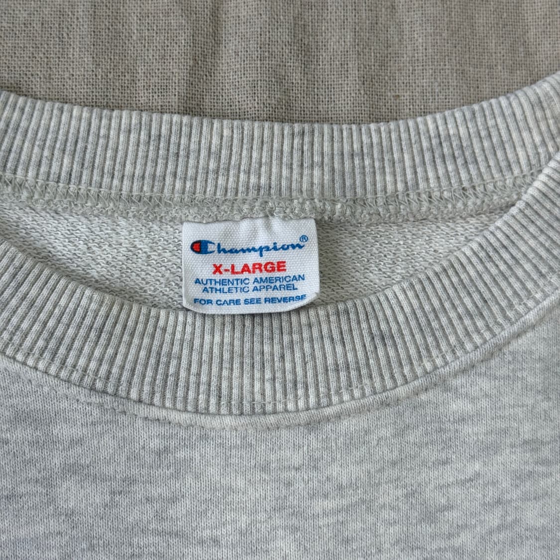 챔피온 빈티지 재팬 오트밀 인디언 맨투맨 XL 상품이미지4