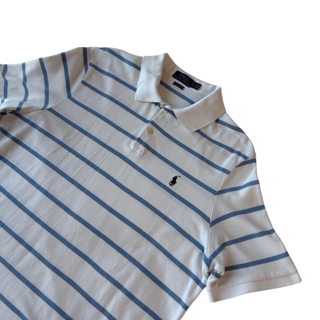 폴로 랄프로렌 스트라이프 반팔카라티 L 상품이미지1