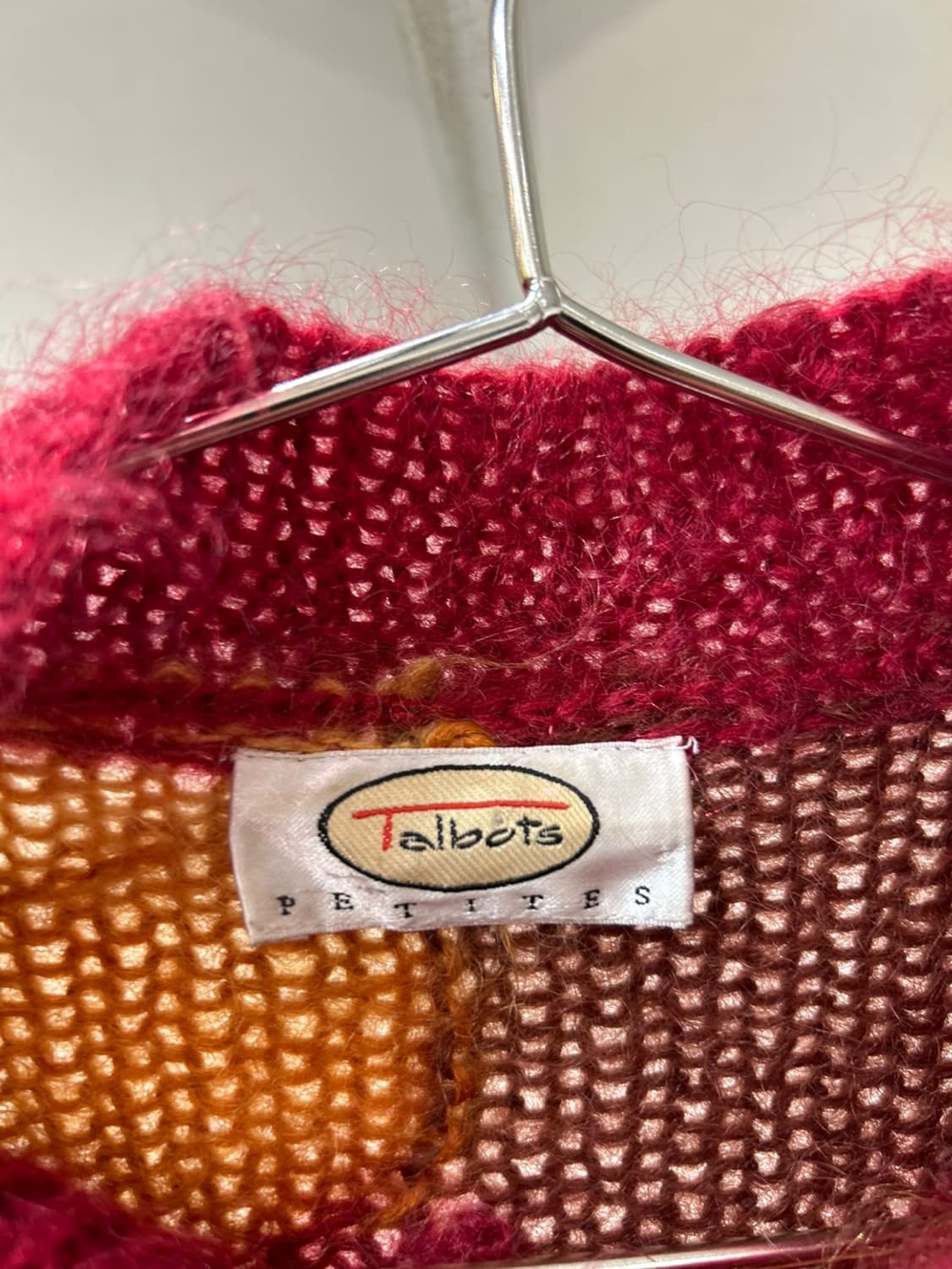 탈봇츠 패턴 니트 가디건 상품이미지3