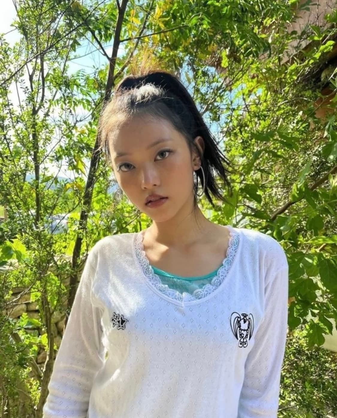 해린 착용) 샬롬 SL Puro Lace Top 상품이미지1