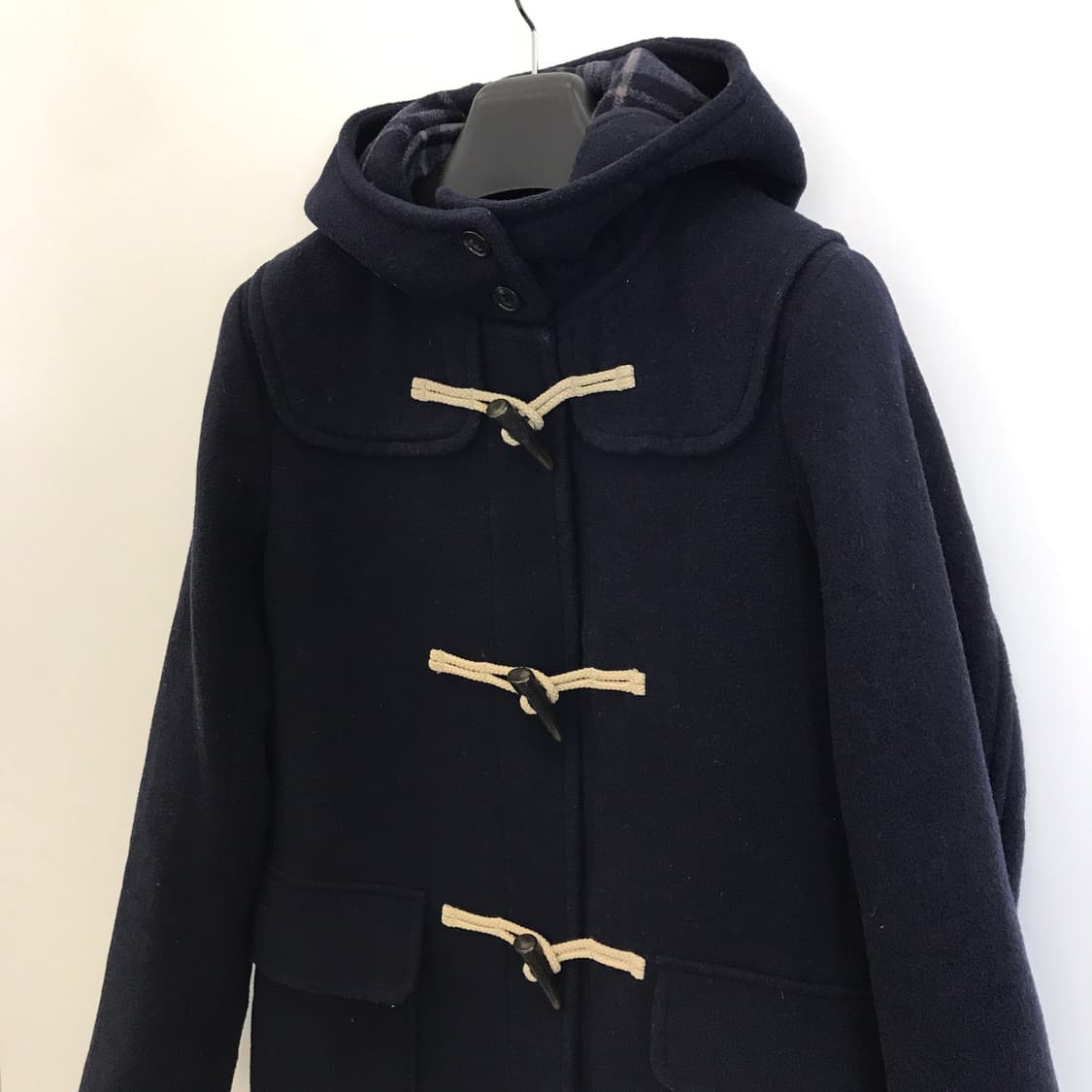 유니클로 네이비 더플코트 떡볶이코트 [여성L] 상품이미지2