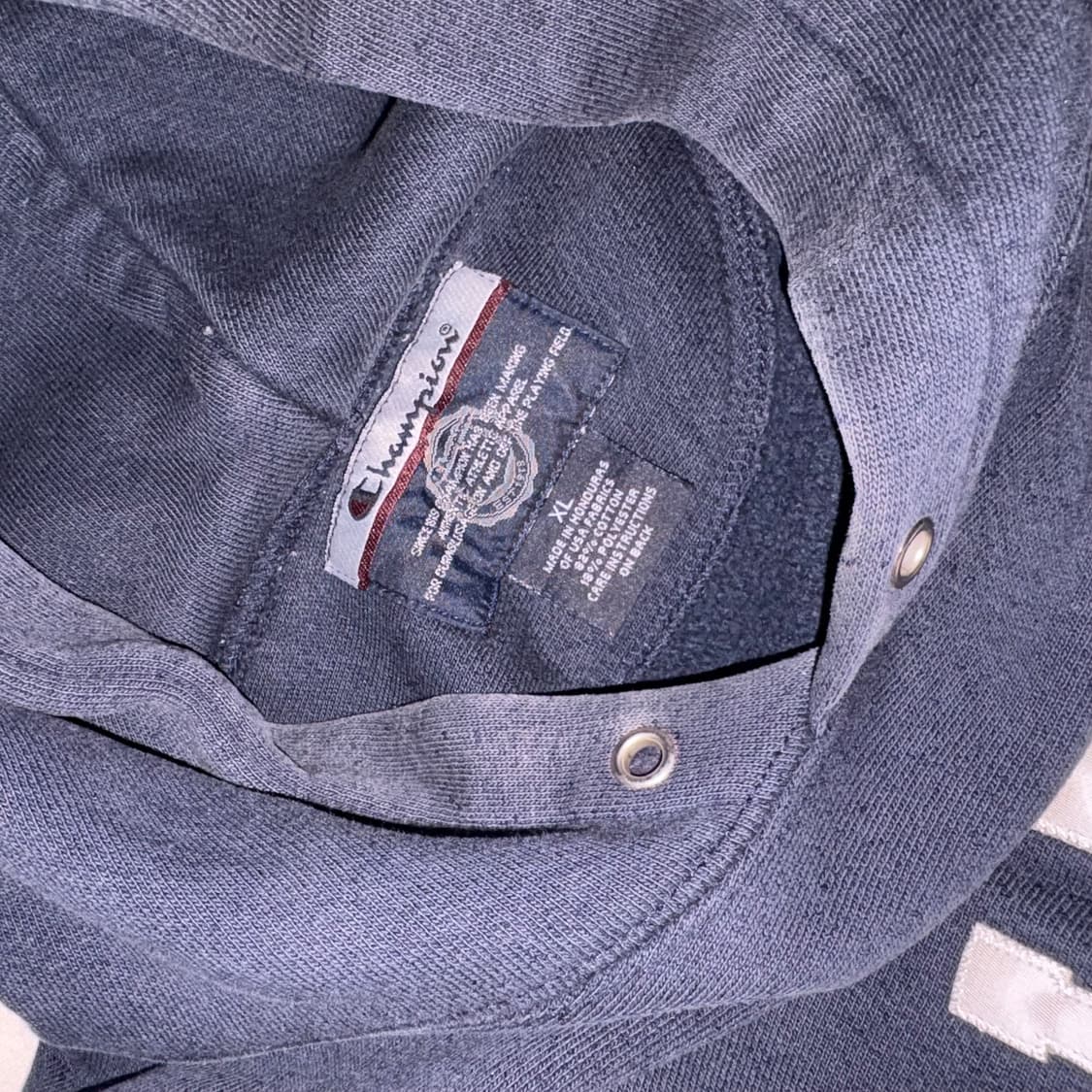 Champion pale navy hoodie 상품이미지2