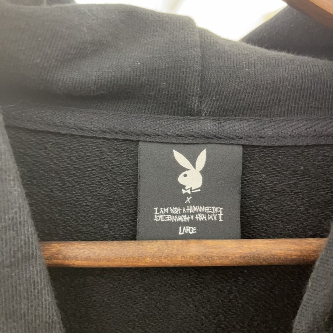 아임낫어휴먼비잉X플레이보이 스트릿 키치 오버핏 후드집업 L C09397 상품이미지5