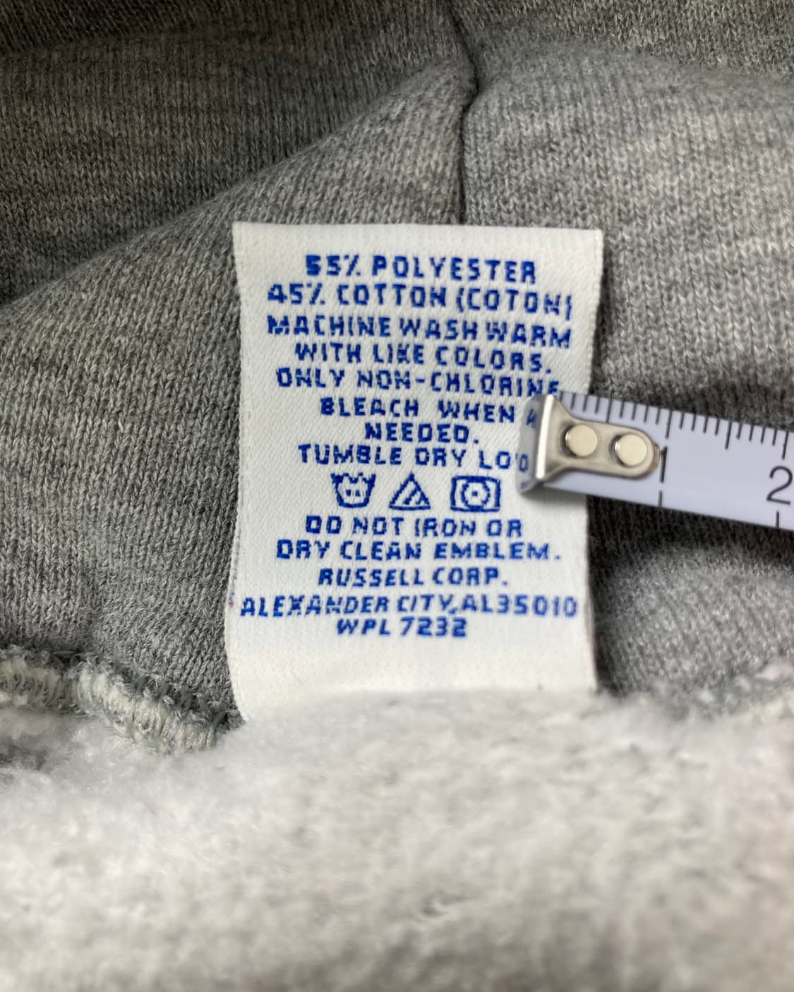 90s Russell Hoodie (heather grey) 상품이미지4