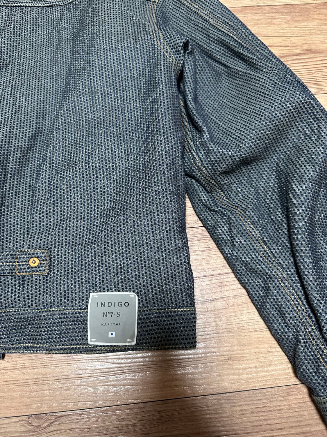 캐피탈 센츄리 데님 자켓 N7S 차콜 5사이즈 소킹 상품이미지8
